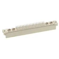 Male connector, type M, 64 pole, a-b-c, pitch 2.54 mm, press-in connection, straight, 09731606974
