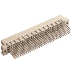 Male connector, type R, 64 pole, AC, pitch 2.54 mm, wire-wrap, straight, 09731646947