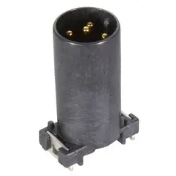 Panel plug, M12, 5 pole, solder connection, screw locking, straight, 21033111515