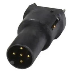 Panel plug, M12, 4 pole, solder connection, screw lock/push-pull, straight, 21033211418