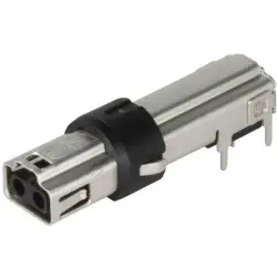 Panel socket, M12, 2 pole, solder connection, angled, 21033394210