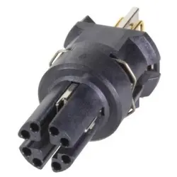 Panel socket, M12, 8 pole, solder connection, screw lock/push-pull, straight, 21033814806