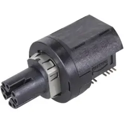 Panel socket, M12, 8 pole, solder connection, screw lock/push-pull, angled, 21033814822