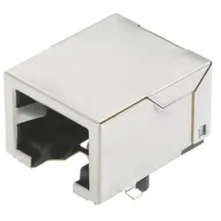 Socket, RJ45, 8 pole, 8P8C, Cat 5, solder connection, PCB mounting, 09455511100333