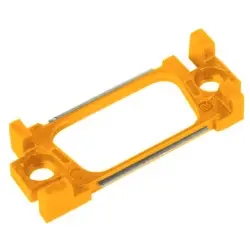 Coding element, yellow for D-Sub housing size 1 (DE), 9 pole, pin, coding combination 2, 09670092102102