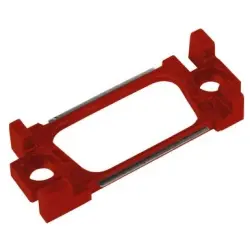 Coding element, red for D-Sub housing size 1 (DE), 9 pole, pin, coding combination 3, 09670092103103