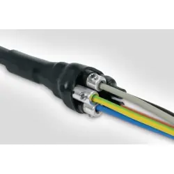 4:1 Heat shrinkable straight-through joint with mechanical connectors, for conductor cross-section 1.5 to 6.0 mm²