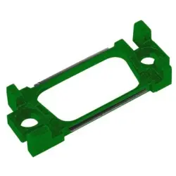Coding element, green for D-Sub housing size 1 (DE), 9 pole, pin, coding combination 12, 09670092112104
