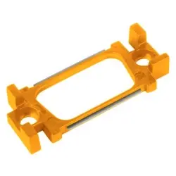 Coding element, yellow for D-Sub housing size 1 (DE), 9 pole, socket, coding combination 6, 09670092206102
