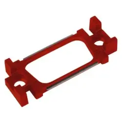 Coding element, red for D-Sub housing size 1 (DE), 9 pole, socket, coding combination 7, 09670092207103
