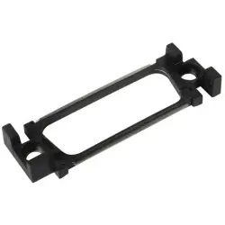 Coding element, black for D-Sub housing size 2 (DA), 15 pole, pin, coding combination 8, 09670152108101