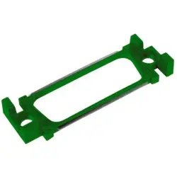 Coding element, green for D-Sub housing size 2 (DA), 15 pole, pin, coding combination 8, 09670152108104
