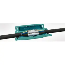 Gel cable fitting, straight, 1.5-6.0 mm², cable Ø 9 to 20 mm, IPX8, 435-00654