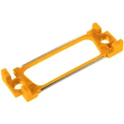 Coding element, yellow for D-Sub housing size 2 (DA), 15 pole, socket, coding combination 4, 09670152204102