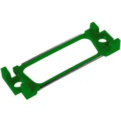 Coding element, green for D-Sub housing size 2 (DA), 15 pole, socket, coding combination 5, 09670152205104