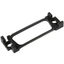 Coding element, black for D-Sub housing size 2 (DA), 15 pole, socket, coding combination 8, 09670152208101