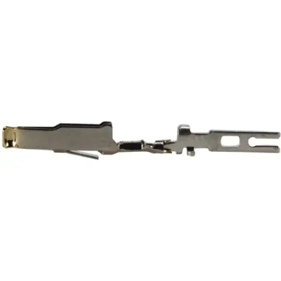 Receptacle, solder connection, gold-plated, 09060006420 - 1