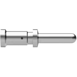 Pin contact, 1.5 mm², AWG 16, crimp connection, silver-plated, 09310006104