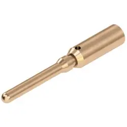 Pin contact, 2.5 mm², AWG 14, crimp connection, gold-plated, 21011009938