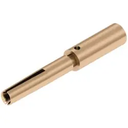 Receptacle, 0.75 mm², AWG 19, crimp connection, gold-plated, 21011009965