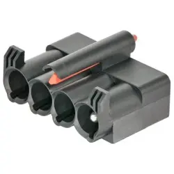 Pin contact insert, 3 pole + PE, unequipped, wave solder connection, with PE contact, 09930030300