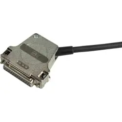 D-Sub connector housing, size: 1 (DE), straight 180°, cable Ø 1.5 to 7.5 mm, thermoplastic, black, 09670090432