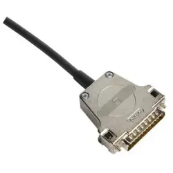 D-Sub connector housing, size: 3 (DB), straight 180°, cable Ø 3 to 12.5 mm, metal, silver, 09670250320
