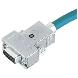 D-Sub connector housing, size: 1 (DE), straight 180°, zinc die casting, silver, 61030012010010