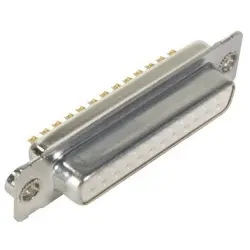 D-Sub socket, 25 pole, standard, straight, solder cup, 09670251715