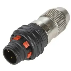 Plug, M12, 4 pole, Inner Push-Pull, straight, 21031111415