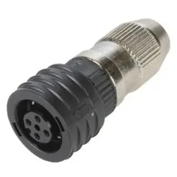 Jack, M12, 3 pole, Outer Push-Pull, straight, 21031112315