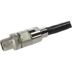 Plug, M12, 5 pole, crimp connection, screw locking, straight, 21038211512