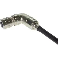 Jack, M12, 5 pole, crimp connection, screw locking, angled, 21038214514