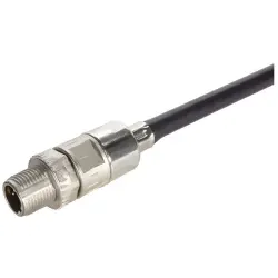 Plug, M12, 8 pole, crimp connection, screw locking, straight, 21038811807