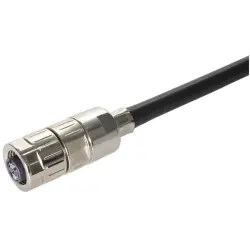 Jack, M12, 8 pole, crimp connection, screw locking, straight, 21038812807