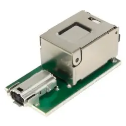 Adapter circuit board, PCB socket to T1 socket, straight, 20820080002