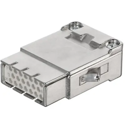 Socket contact insert, 20 pole, unequipped, crimp connection, 09140203114 - 1