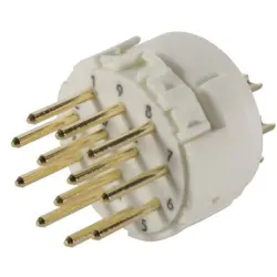 Pin insert, 12 pole for M23 round connector, 09151122612