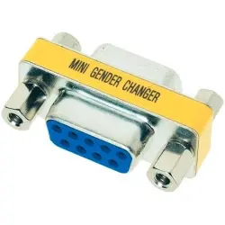 Connector, D-Sub plug, 9 pole to D-Sub socket, 9 pole, straight, 39509040031