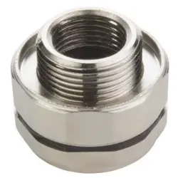 Flange socket, M12, rear wall mounting for socket inserts, 21033012007