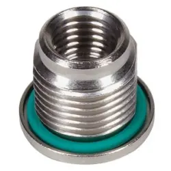 Flange socket, M8, rear wall mounting for socket inserts, 21420100002401