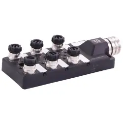Sensor-actuator distributor, 6 x M12, 090700211201