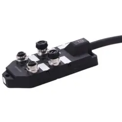 Sensor-actuator distributor, 4 x M12, 09070010220100