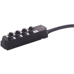 Sensor-actuator distributor, 8 x M8, 09070012010400