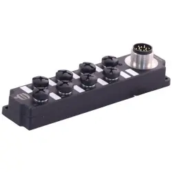Sensor-actuator distributor, 8 x M8, 09070042010000