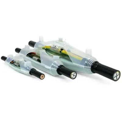 Cast resin connection sleeve, straight, 1.5-2.5 mm², cable Ø 6 to 16 mm, 435-00080 - 1