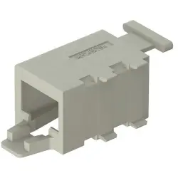 Housing, Cat 6A, gray, cable assembly, for RJ45 socket, 09149452001