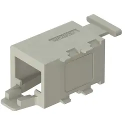 Housing, Cat 6A, gray, cable assembly, for RJ45 socket, 09149451001