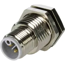 Panel feed through, M12 (5 pole, socket/plug), straight, 21433001500