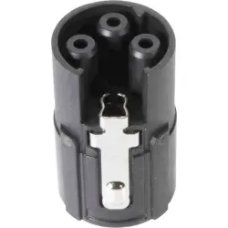 Socket insert, 3 pole + PE for M17 round connector, 21175220000